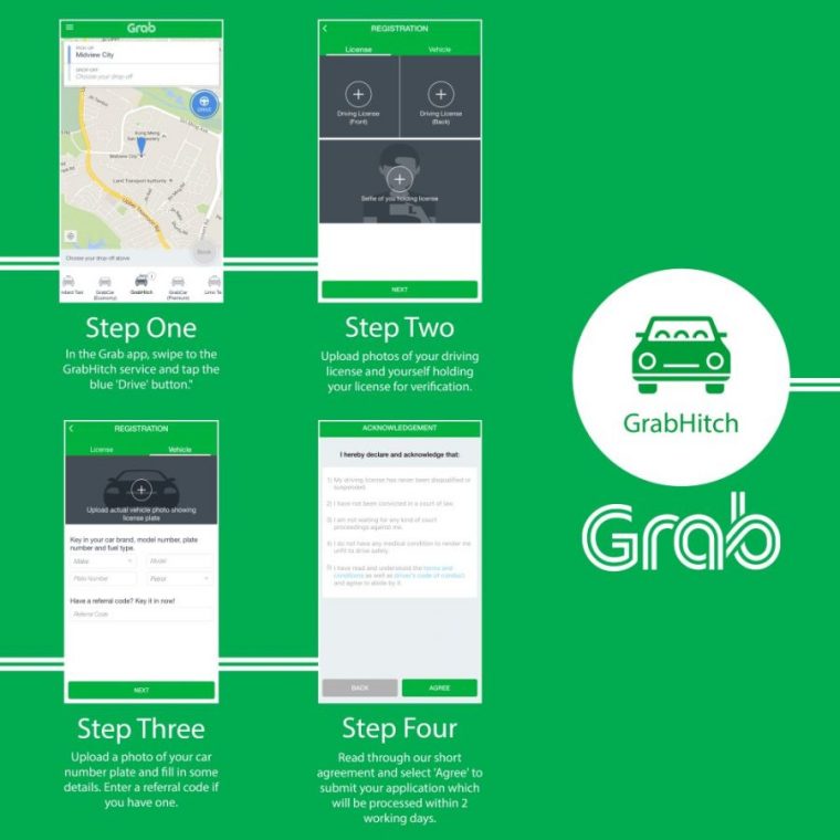 GrabHitch signup sequence